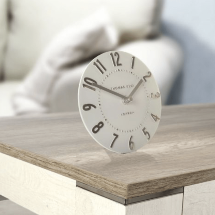 Thomas Kent - Mulberry Silver Cloud Mantel Clock